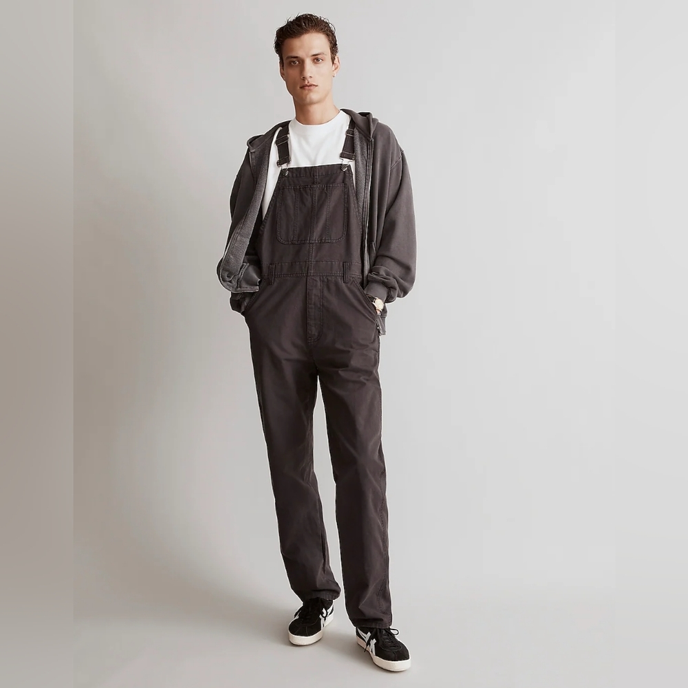 Madewell Garment Dyed Canvas Overalls MEDIUM